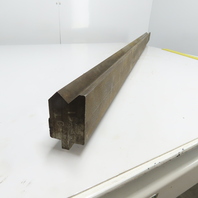 68" Long Press Brake 90° V-Forming Angle Die Block 1/2" Tang 3-7/8" Tall