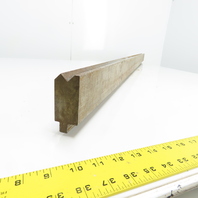 61-1/2" Long Press Brake 90° V-Forming Angle Die Block 1/2" Tang 3-3/8" Tall