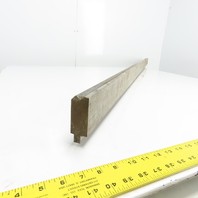 72-1/2" Long Press Brake 90° V-Forming Angle Die Block 1/2" Tang 3-3/8" Tall