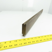 52-1/2" Long Press Brake 90° V-Forming Angle Die Block 1/2" Tang 3-3/4" Tall