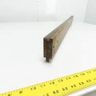 50-3/8" Long Press Brake 90° V-Forming Angle Die Block 1/2" Tang 3-3/4" Tall