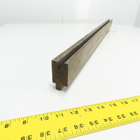 33" Long Press Brake 30° V-Forming Angle Die Block 1/2" Tang 2-3/4" Tall