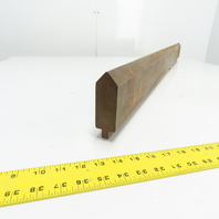 47-5/8" Long 85° V-Forming Press Brake Die Punch 1/2" Tang 4-3/8" Tall