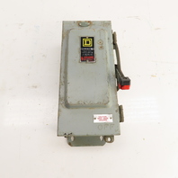 Square D HU361AWK 30A 3-Pole Non-Fusible Safety Disconnect Switch 600V 3R