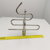 Stainless Steel Bar Mixing Blending Whisking Paddle 17" x 17" Tall 3/4" Bore