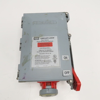 Hubbell HBL430MIF7W 30A 480V 15Hp Max Fused Mechanical Interlock