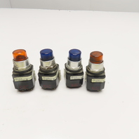 Allen Bradley 800T-PT16 120V Momentary Contact Illuminated Switch Lot Of 4