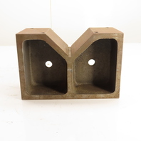 Heavy Duty Cast Iron V-Block Machinist Setup Fixture 11.75" x 5.75" x 7-7/8" H