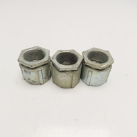Appleton 1-1/4" IMC Rigid Conduit Hub Electroplated Zinc Lot Of 3