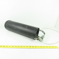 CM 5" x 17" OAL Electric Hoist Chain Container Canister with Mounting Bracket