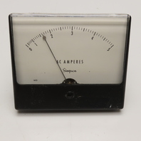 Simpson 1358 Panel Analog Amp Meter Ammeter 0-5 AC Amp