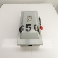Siemens HF363 100A 3-Pole Heavy Duty Fusible Safety Disconnect Switch 600V