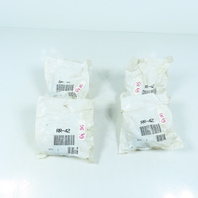 Reid RR-42 5/16-18 Stud Mount Green Urethane Rollers Feed Wheels 37mm OD Lot/4