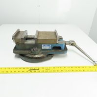Kurt Anglock 6" Jaw x 5-1/2" Open Precision Machine Vise with Swivel Base