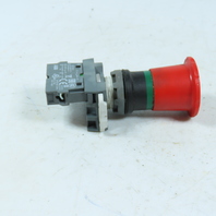 ABB MCB-10 Red Mushroom Head Push Button Switch 1NO From Cart Caddy 5W