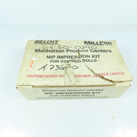 Beloit Manhattan 65-50-0290 Nip Width Impression Kit For Rubber Covered Rolls