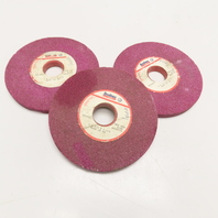 Radiac RA46 J8 V8 6" x 1/2" x 1-1/4" Grinding Wheel 46 Grit Aluminum Oxide Lot/3