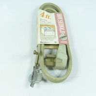 Coleman Cable 09014 Heavy Duty Range Cord 50A 4ft 125/250V
