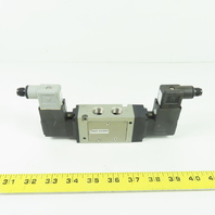 SMC US2666 Double Solenoid Air Valve 24VDC 5-Port
