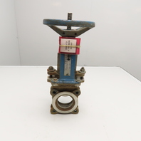 DeZurik 9259809 Fig 825 3" Stainless Steel Knife Gate Valve 150CWB 450°F