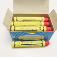 Markal Red Paint Stik Marker Long Lasting Weather Proof Lot Of 12