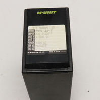 M System Co. TCS-4A-F T/C Transmitter Thermocouple Relay 0-200°F 4-20mA DC