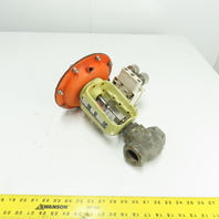 H.D. Baumann 32-24 351 1-1/4" Bronze Pneumatic Diaphragm Control Valve 20-25PSI