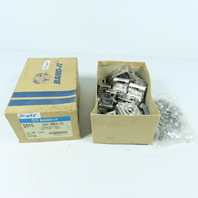 Band-It D022 Stainless Straight Leg Brack-It Sign Mounting Brackets Box of 50
