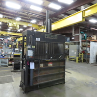 Fox 72 Vertical Hydraulic Cardboard Compactor Baler 72" x 30 x 20" 10HP 480V 3PH