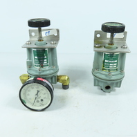 Beloit MC2-75-120C Pressure Regulators 150 PSI Range w/ 1 Gauge Lot of 2