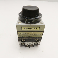 Agastat 7022L7D 5-50 Second Timer Time Delay Relay 120V 25-400Hz Coil