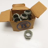 Bridgeport 2" EMT Compression Rigid Conduit Box Connector NOS Lot Of 10