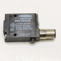 Banner SM312WQDB Mini-Beam 10-30VDC Diffused Photoelectric Sensor
