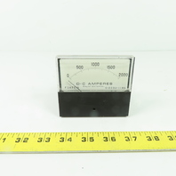 Yew 612233-11RS 0-2000 DC Amperes Analog Ammeter Panel Meter