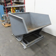 2-1/2 Cubic Yard Heavy Duty Self Dumping Trash Scrap Hopper 55"W x 65"L x 46"D