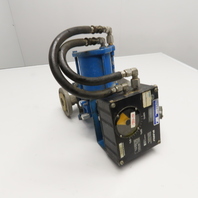 Kentrol P-2000 1" Flange Mount Stainless Steel Ball Valve Pneumatic Actuator