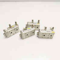 SMC MXS12-10 12mm Bore 10mm Stroke Air Slide Table Lot Of 4