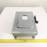 Square D HU461AWKEI 30A Non Fusible Safety Disconnect Switch 600VAC 4-Pole
