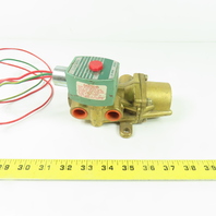 ASCO 8344G74 4-Way Solenoid Valve 1/2" 120V