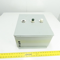 Hoffman A16148CH NEMA 12 13 Electrical Enclosure W/ Push Buttons 16" x 14" x 8"