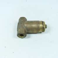 Spraying Systems Co. 1/2 TW B 1/2" NPT Brass Line Strainer T-Type Liquid Filter