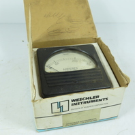 Weschler RX-371d 4090568A28 Analog Panel Meter 0-300 Amps AC/DC 50mV Shunt Rated
