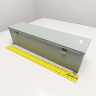 Hoffman F66T24HC 24" x 6" x 6" Hinged Cover Wiring Trough Wireway Gutter Type 12