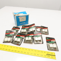 Academy 1222 Safety Grip Lamp Cord Snap On Replacement Plug White 2 Prong Box/20