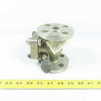Aloyco 377 3/4" Class 150 Stainless Steel Flanged Swing Check Valve CF8M