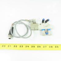 SMC SY5120-5DZ-01F-Q 5-Port Solenoid Valve 24VDC Coil 0.15-0.7MPa