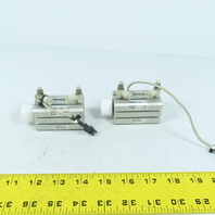 SMC CDQSB20-35D-M9NS Double Acting Air Cylinder 20mm Bore 35mm Stroke Lot Of 2