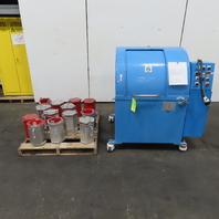 Finishing Associates VC8-30 Centrifugal Barrel Finishing Machine W/10 Canisters