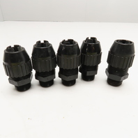 T&B 3/4" Non Metallic Cable Grip Cord Strain Relief 1/2"-3/4" Lot Of 5