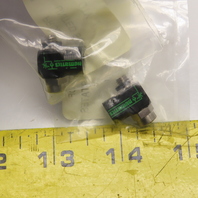 Numatics 0FCRN 10/32" UNF Male Female Swivel Flow Control Elbow 90° Lot Of 2